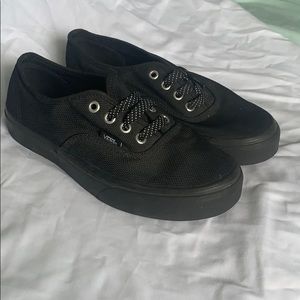 Black vans women size 7.5